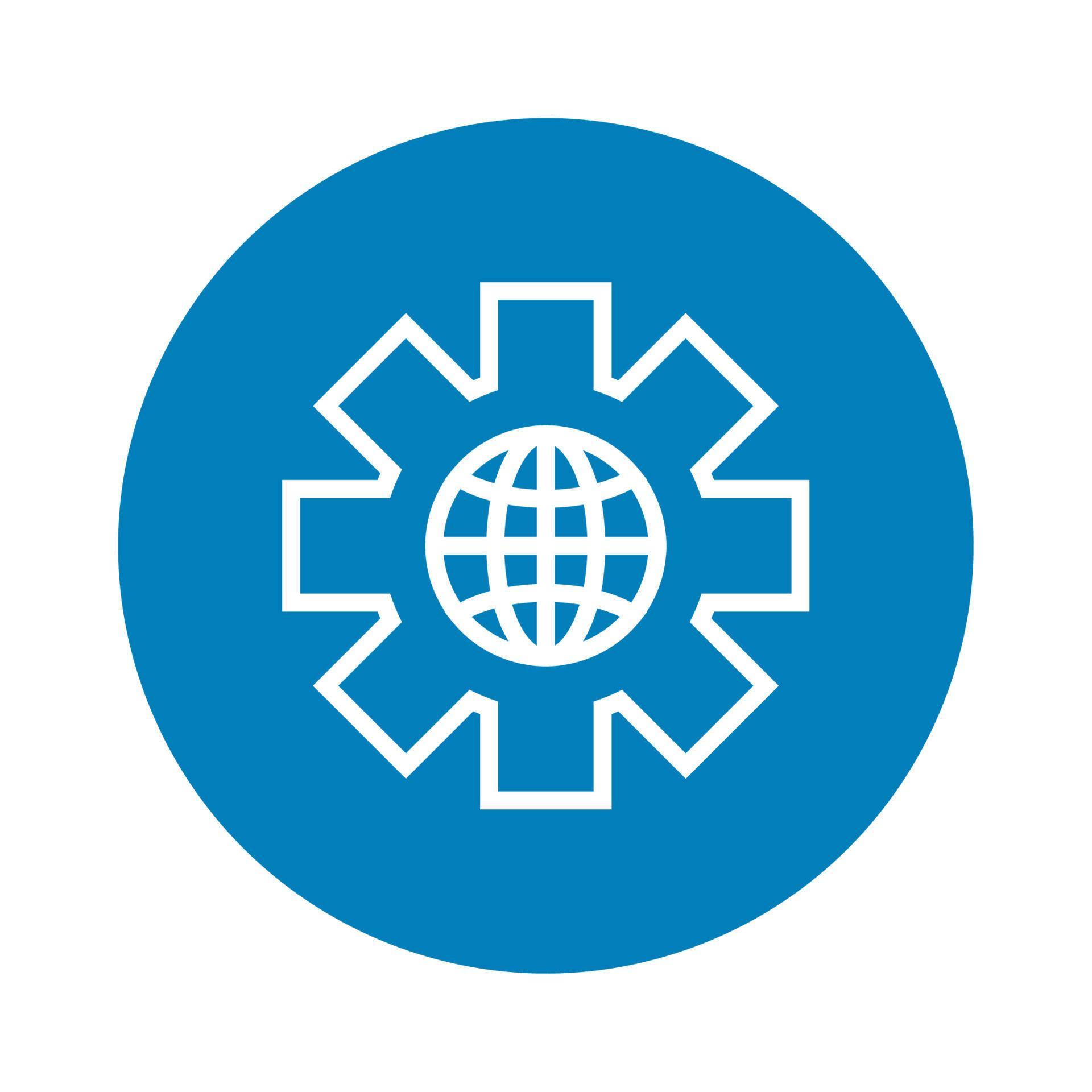 gear cog with sphere 14070635 Vector Art at Vecteezy