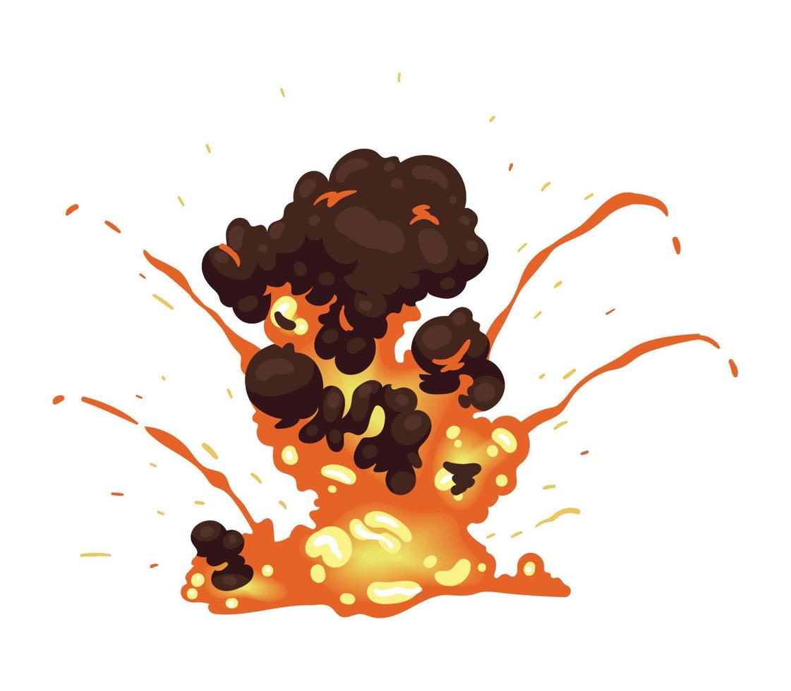 fire flame explosion vector