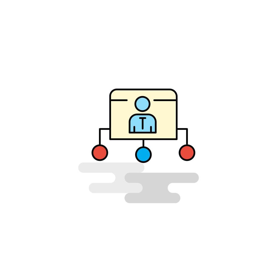 Flat Network Icon Vector