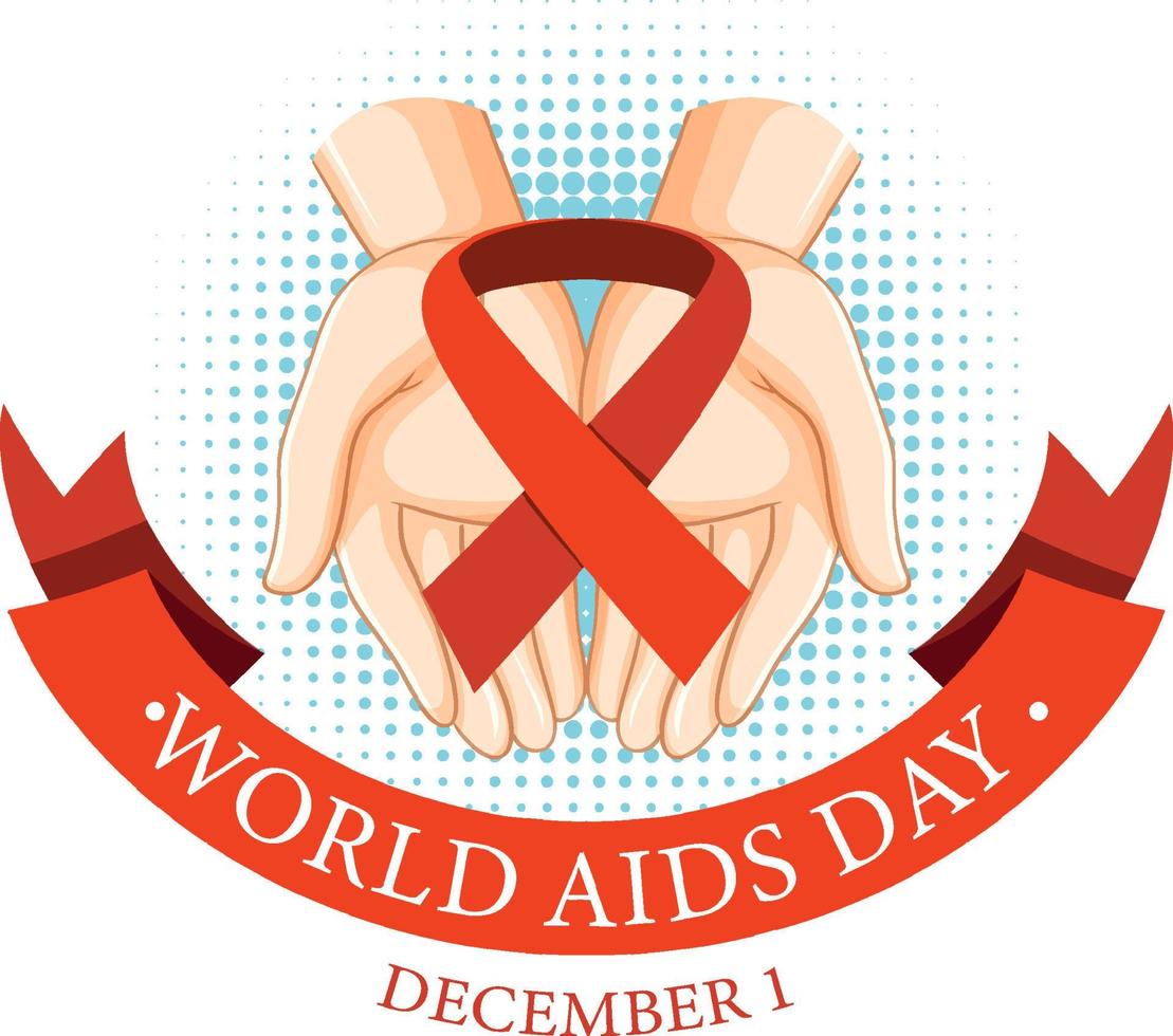 World Aids Day Poster Design vector