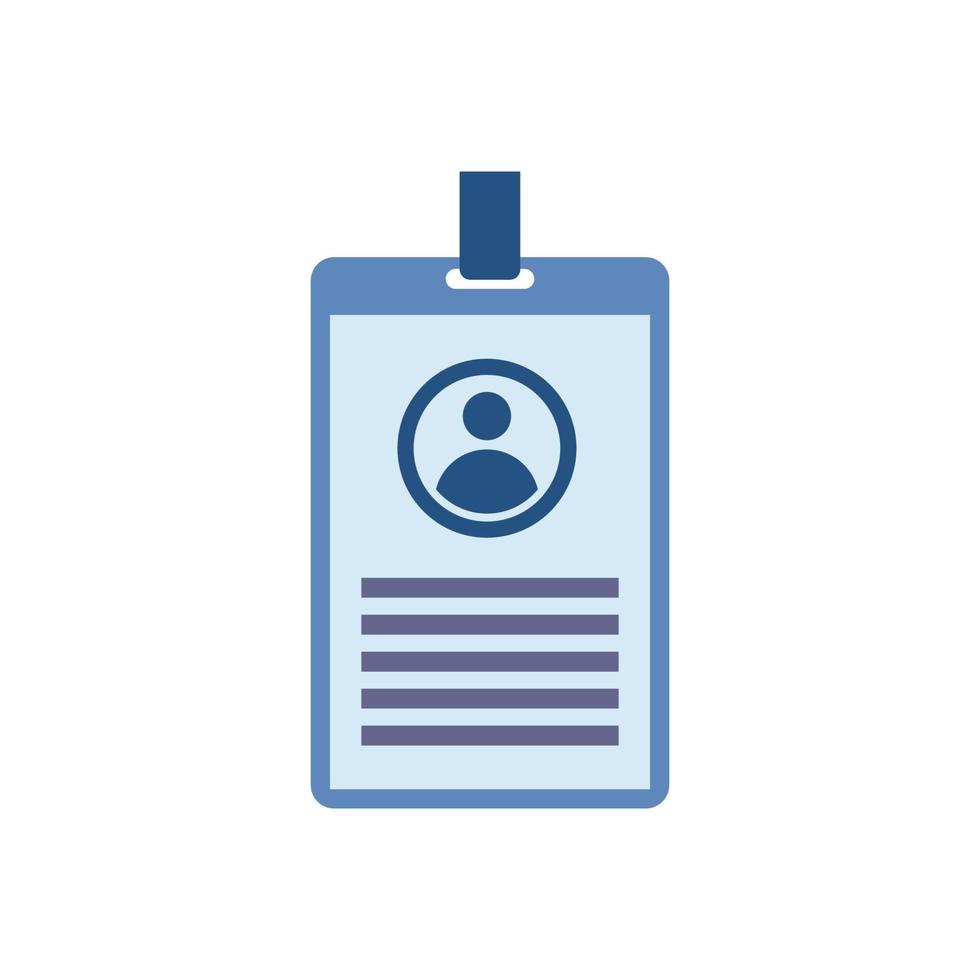 Personal information id card flat design 14071337 Vector Art at Vecteezy