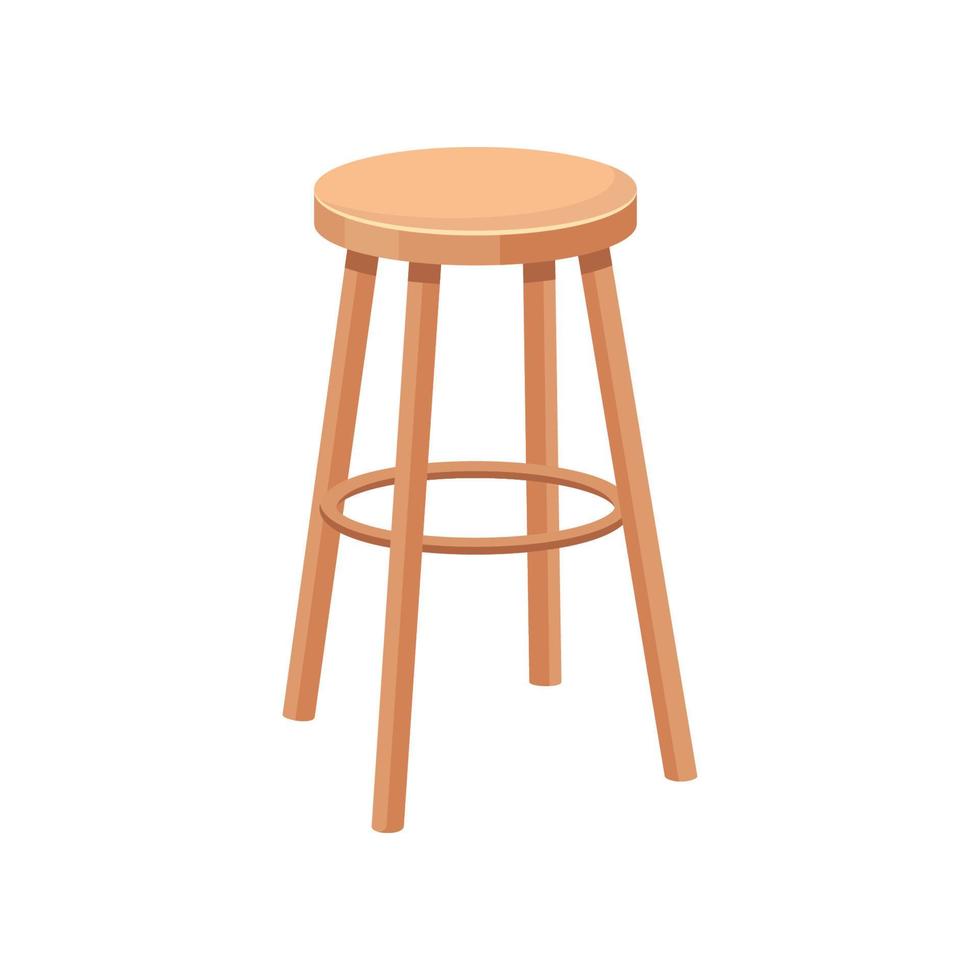 Empty tall chairs vector