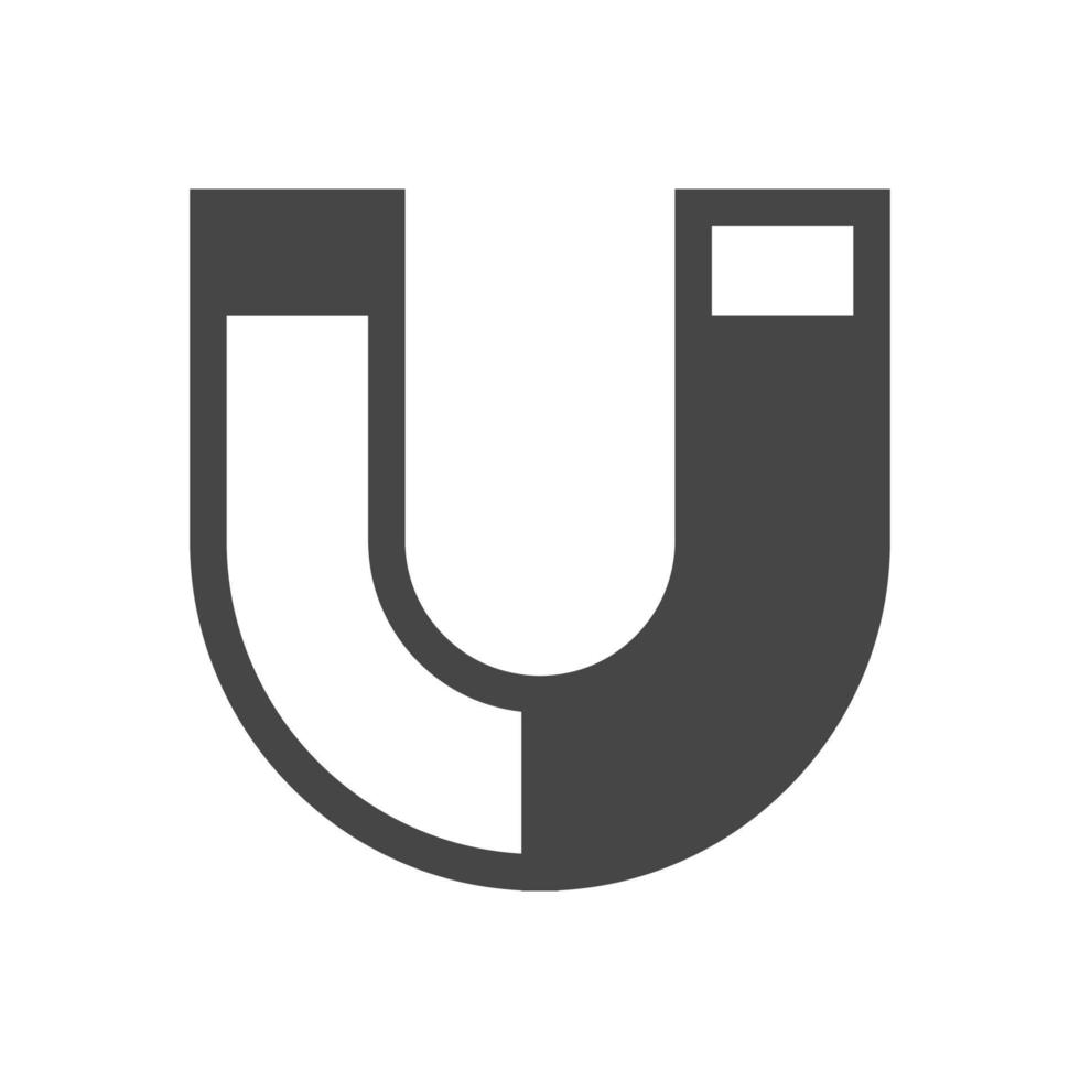 Magnet flat vector icon