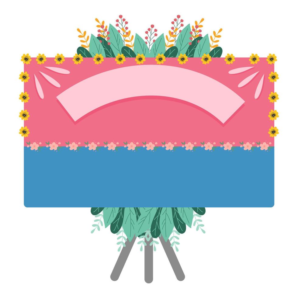 wedding congratulations board vector
