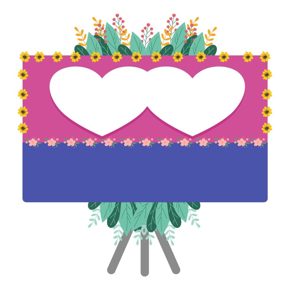 Welcome board illustration vector