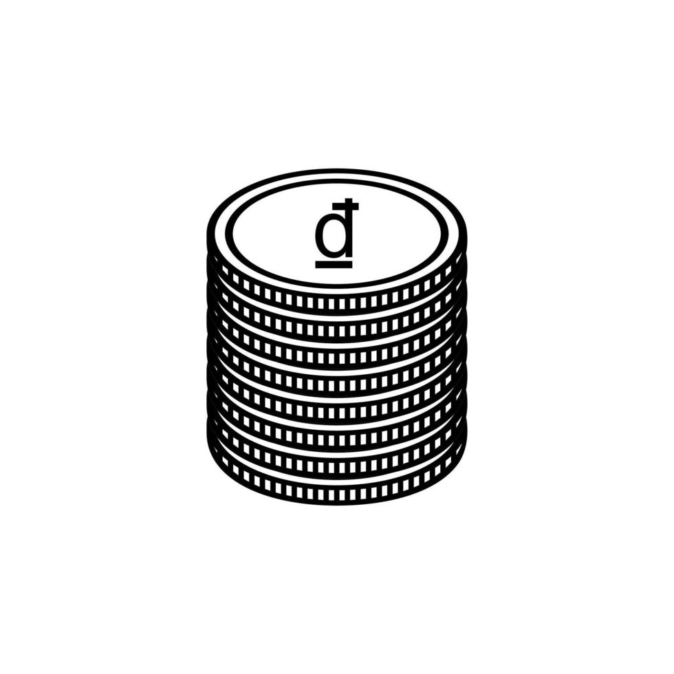 Vietnam Currency Icon Symbol. Vietnamese dong, VND Sign. Vector Illustration