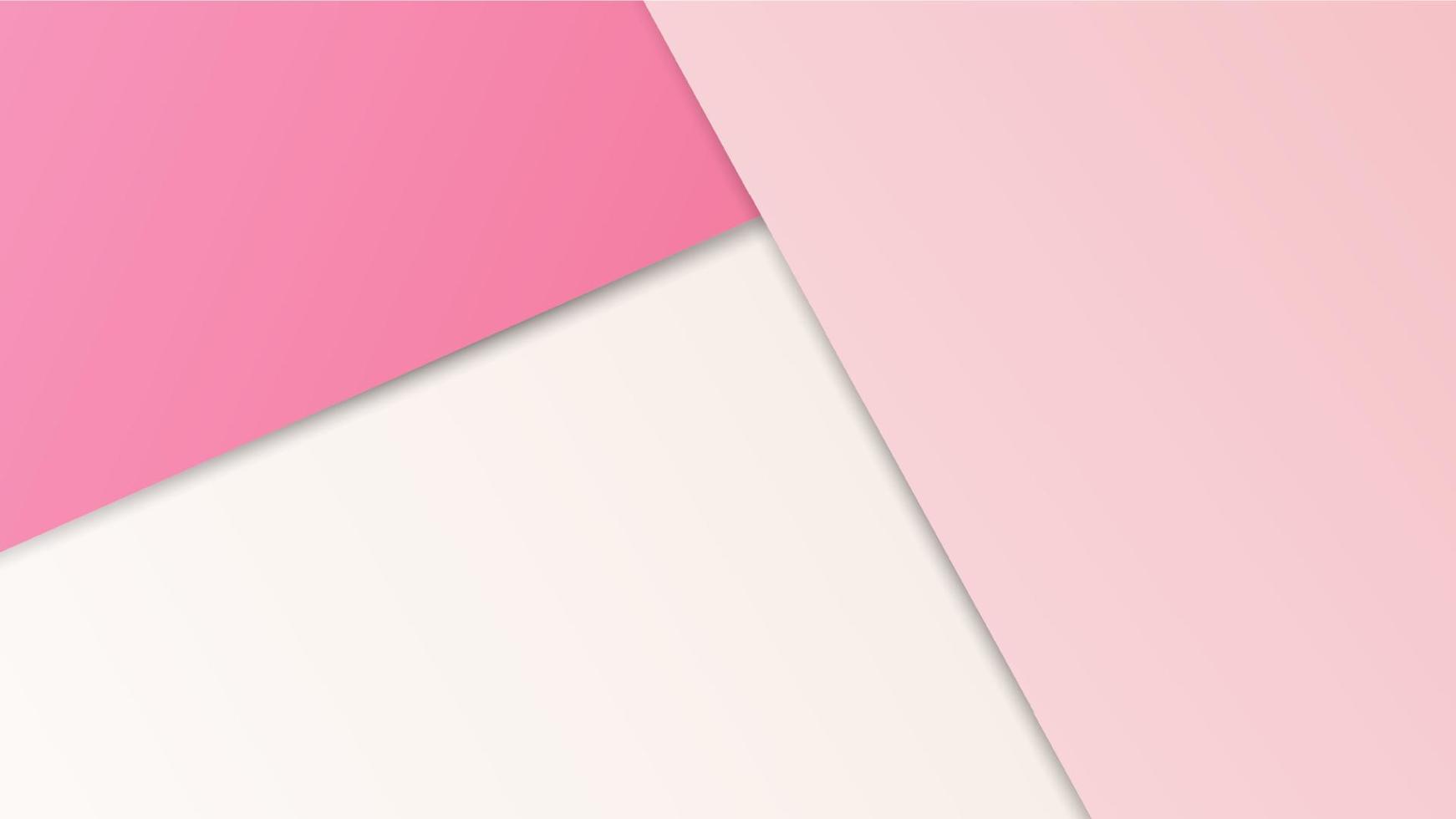 Colored paper background with geometric shapes in pastel colours vector