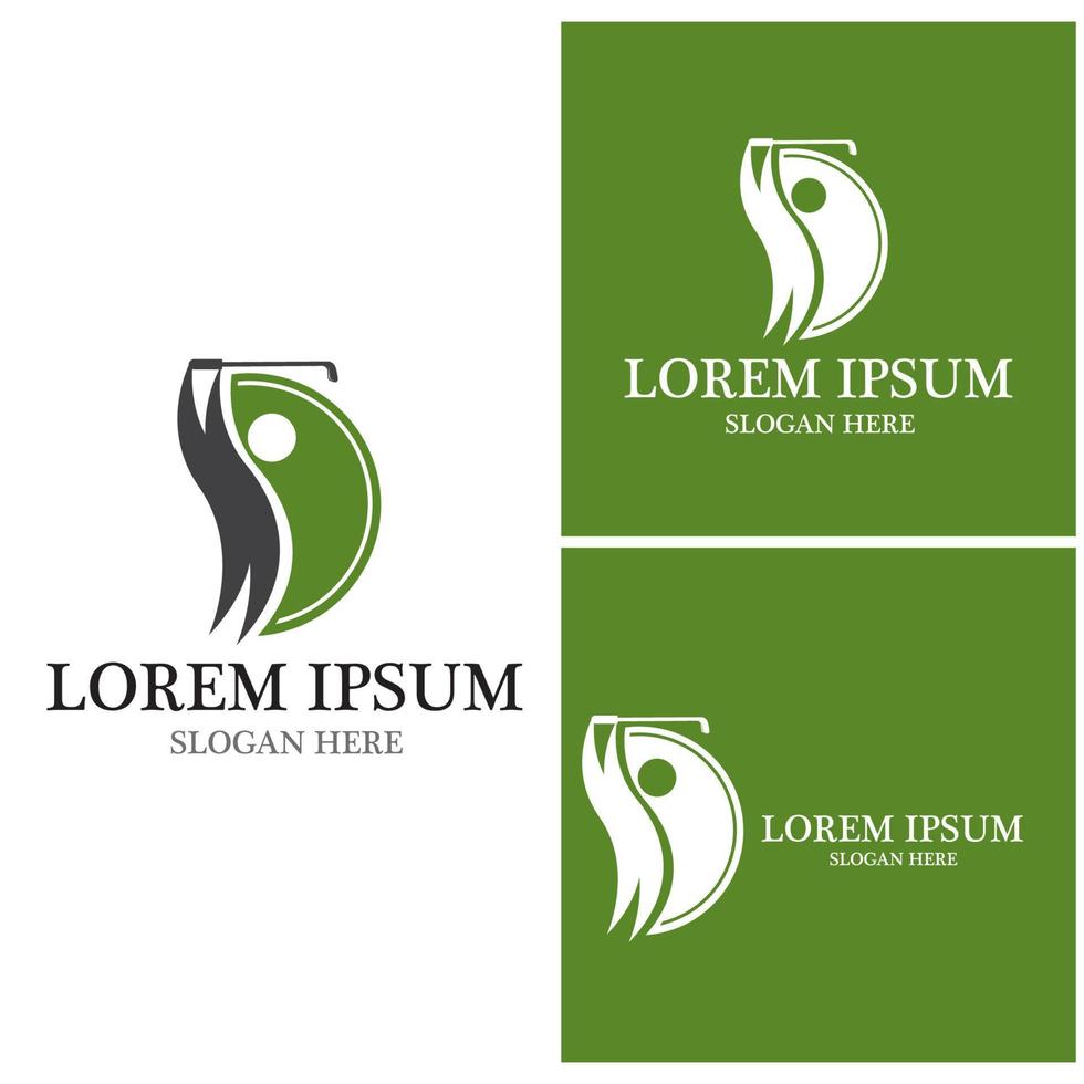 Golf icon and symbol vector template