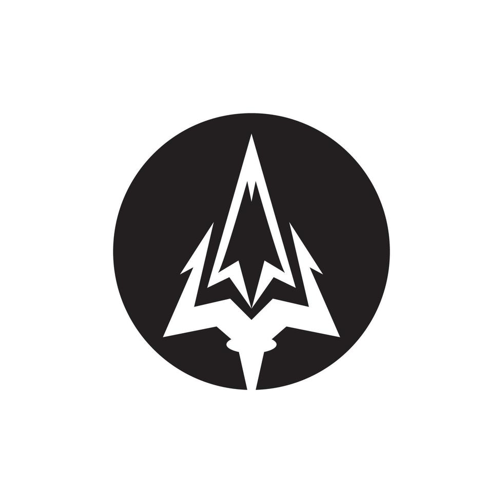Trident Logo Template vector icon