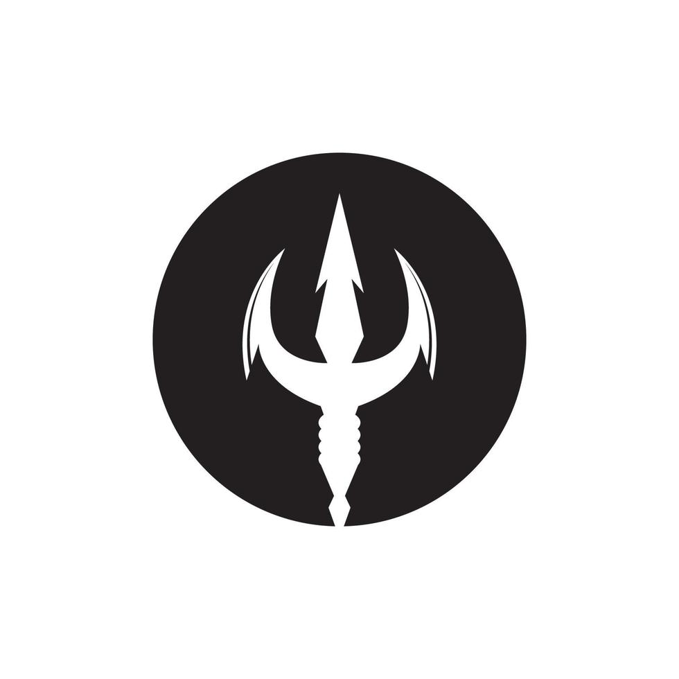 Trident Logo Template vector icon