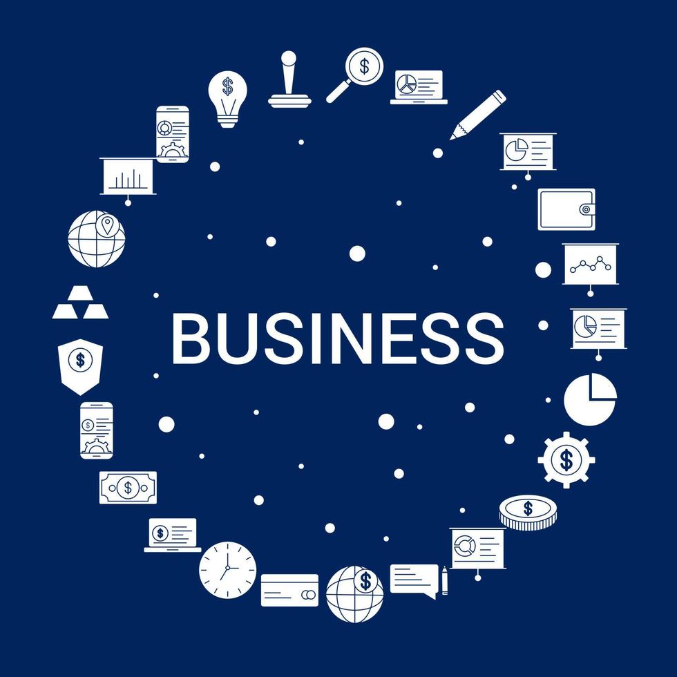 Creative Business icon Background vector