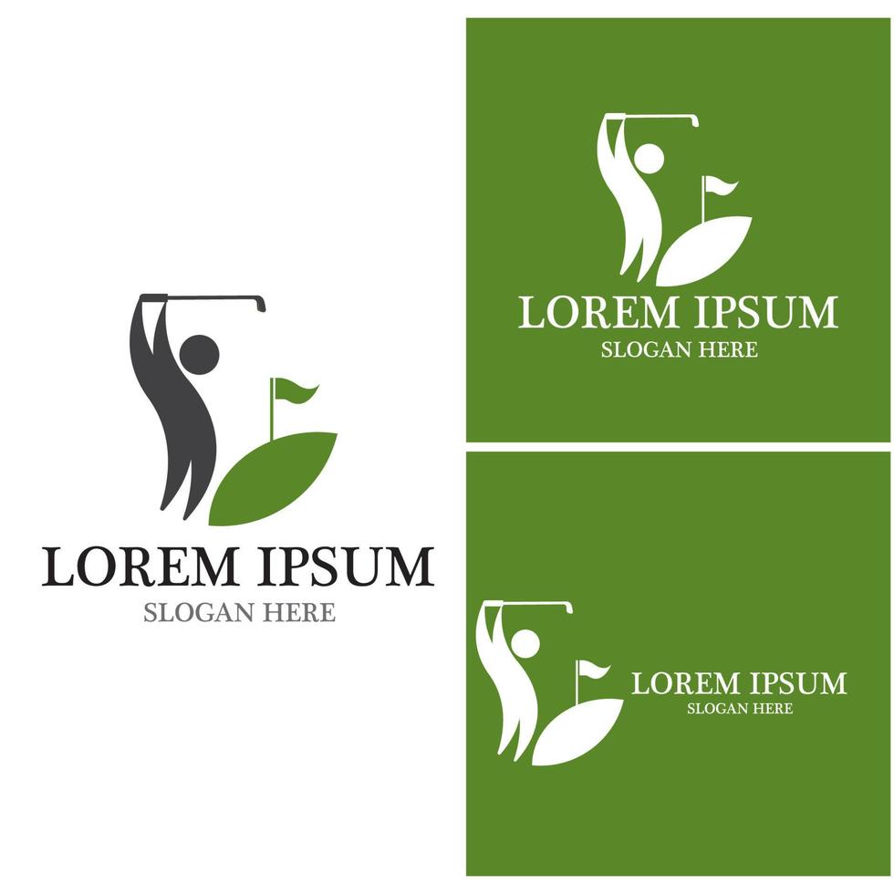Golf icon and symbol vector template