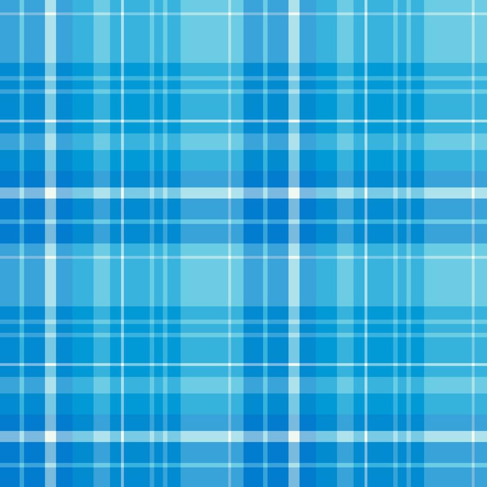 Seamless pattern in great blue colors for plaid, fabric, textile, clothes, tablecloth and other things. Vector image.