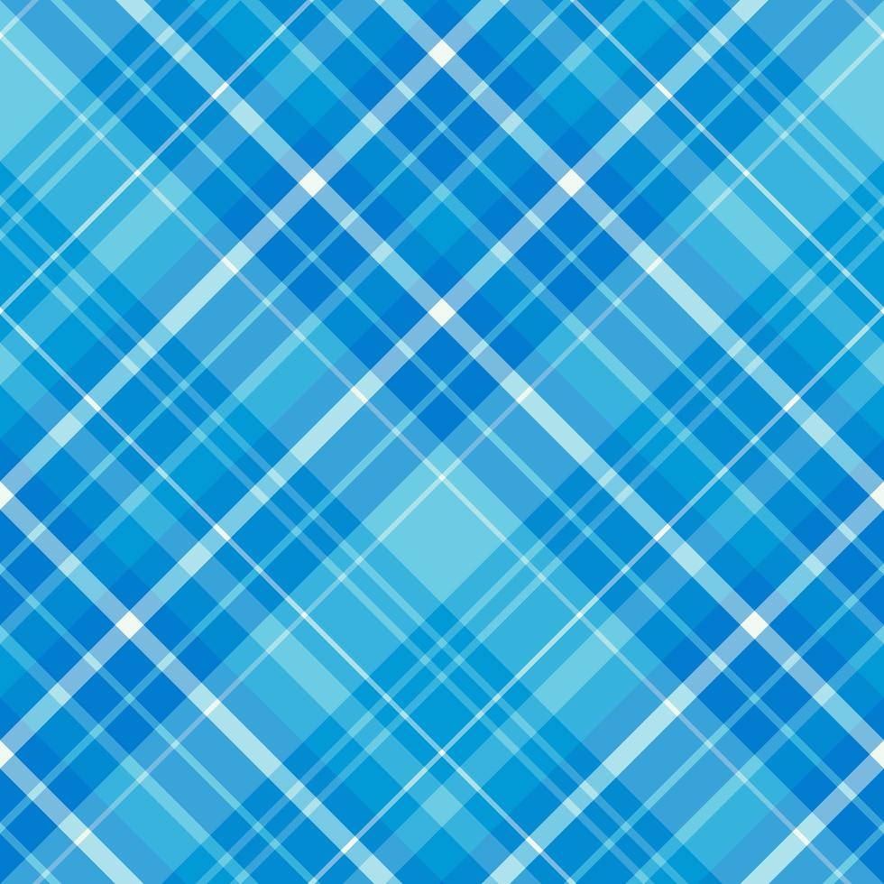 Seamless pattern in great blue colors for plaid, fabric, textile, clothes, tablecloth and other things. Vector image. 2