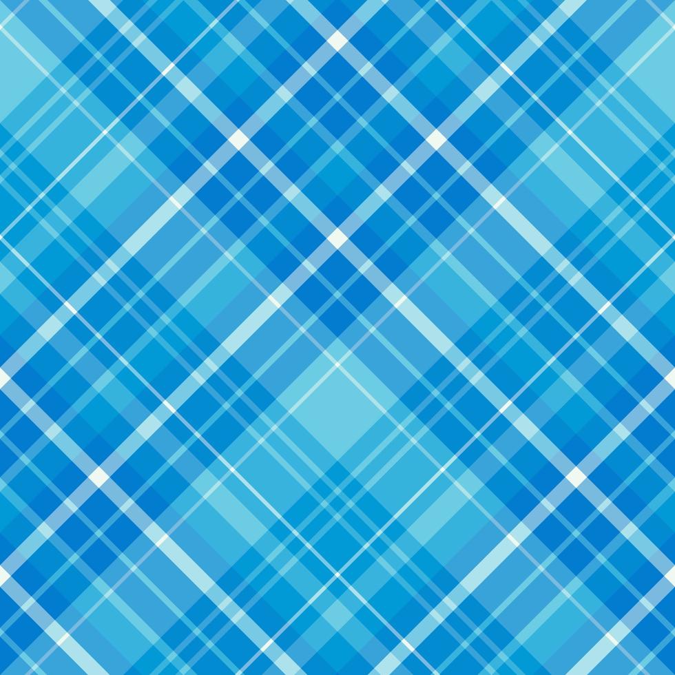 Seamless pattern in great blue colors for plaid, fabric, textile, clothes, tablecloth and other things. Vector image. 2