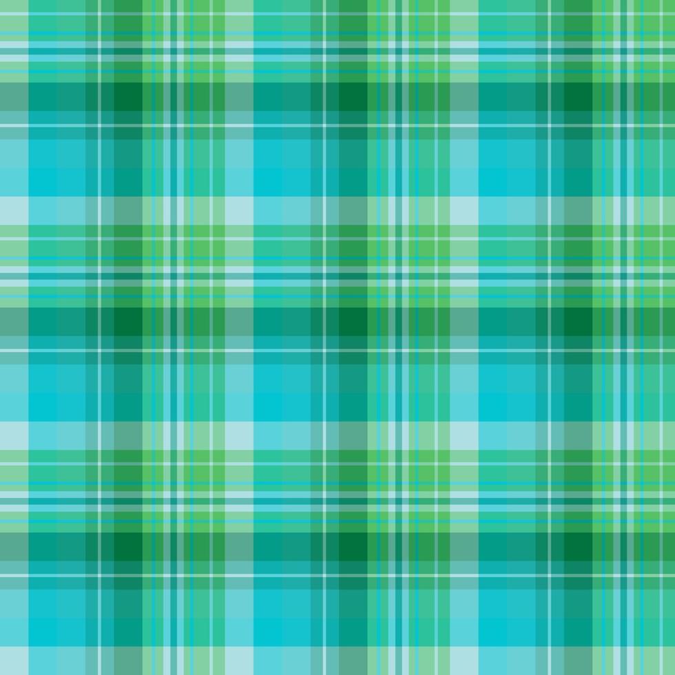 Seamless pattern in wonderful blue and green colors for plaid, fabric, textile, clothes, tablecloth and other things. Vector image.