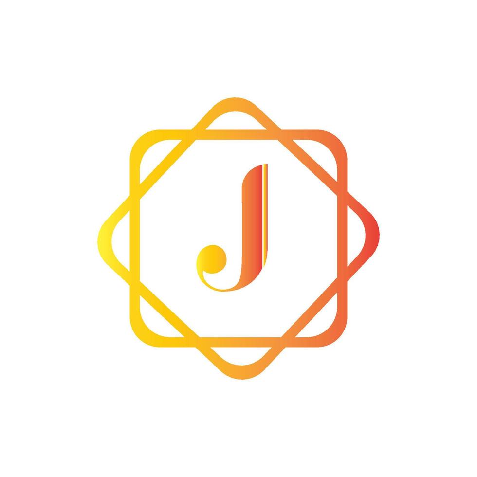 Letter J Logo Template vector icon design