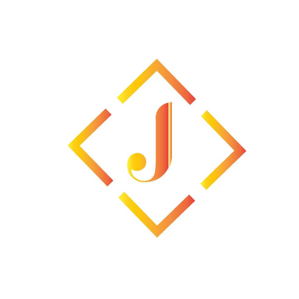 Letter J Logo Template vector icon design