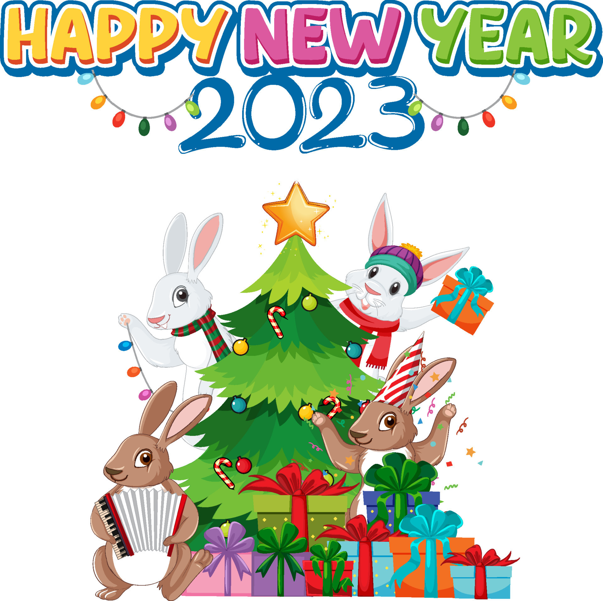 Merry Christmas And Happy New Year 2023 14073633 Vector Art At Vecteezy Merry Christmas And Happy New Year 2023 14073633 Vector Art At Vecteezy