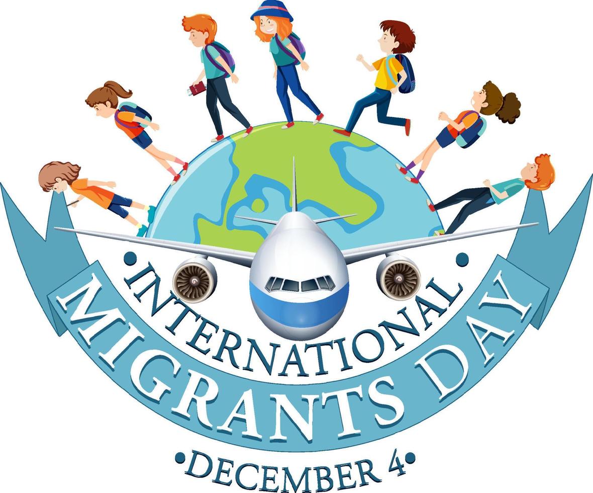 International Migrants Day Banner Design 14073773 Vector Art at Vecteezy