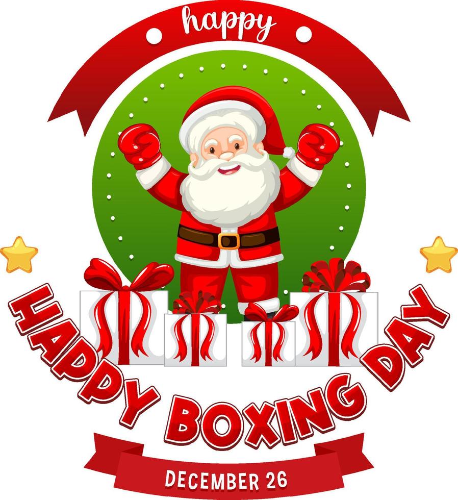 Boxing Day Banner Design vector