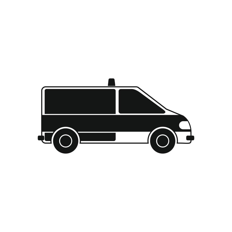 Ambulance car icon vector