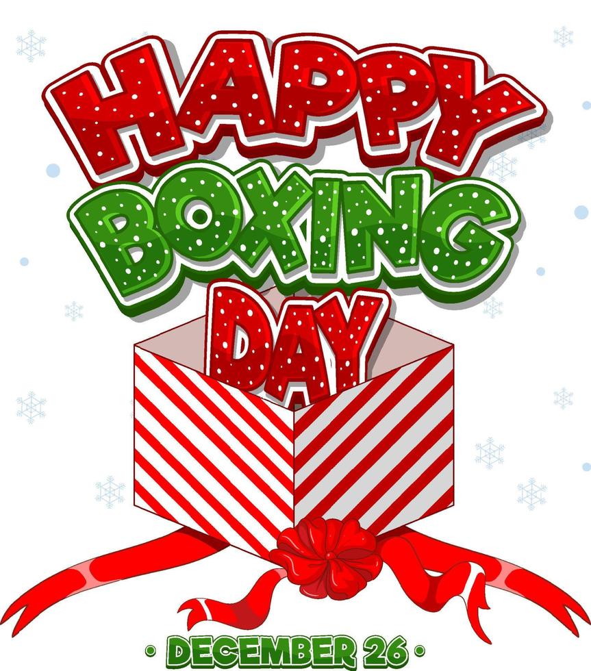 Happy Boxing Day banner design 14074113 Vector Art at Vecteezy