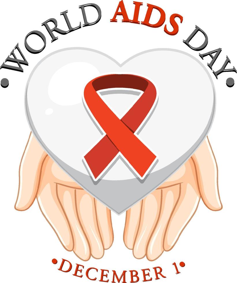 World AIDS Day Poster Design vector