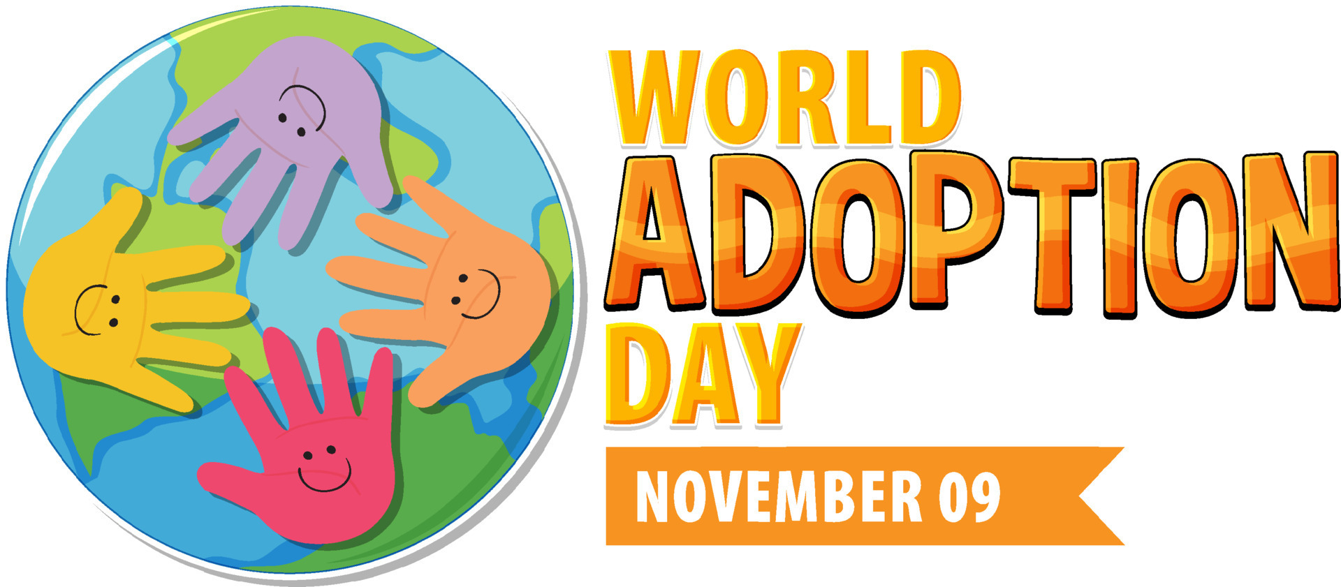 World Adoption Day Poster Design 14074323 Vector Art at Vecteezy
