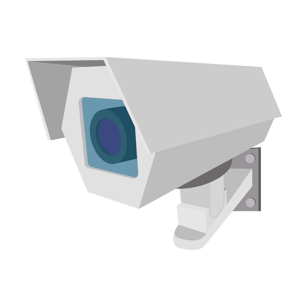 Surveillance camera cartoon icon vector