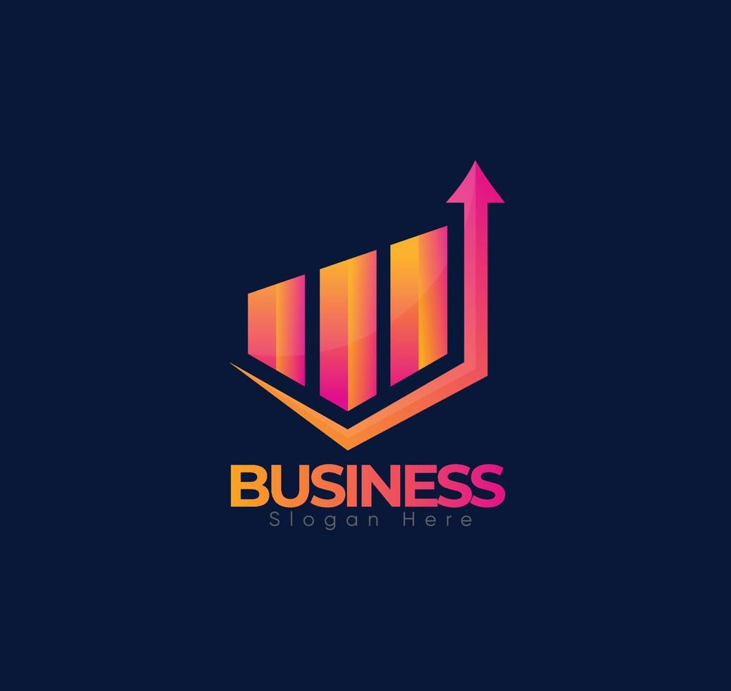 Minimalist Profitable Agency Logo Design, With Gradient Color, Creative Minimal Concept, Hi-Quality Abstract Business Agency Modern Digital Logo Design With Black background. vector