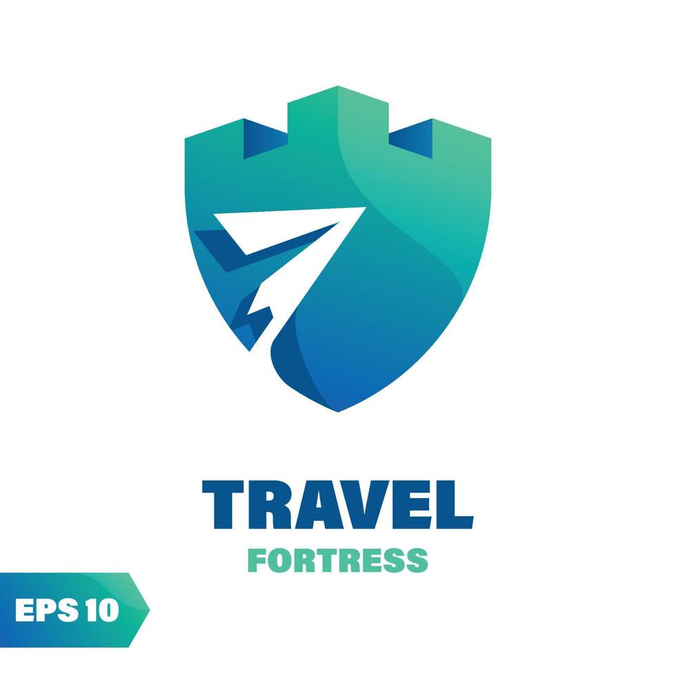 Travel Fortress Logo vector