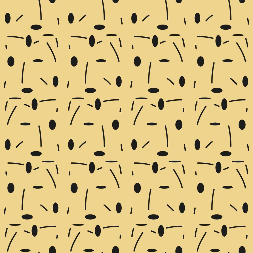 Abstract pattern. Gold and black Trendy pattern for wrapping paper, wallpapers, backgrounds. Vector seamless pattern