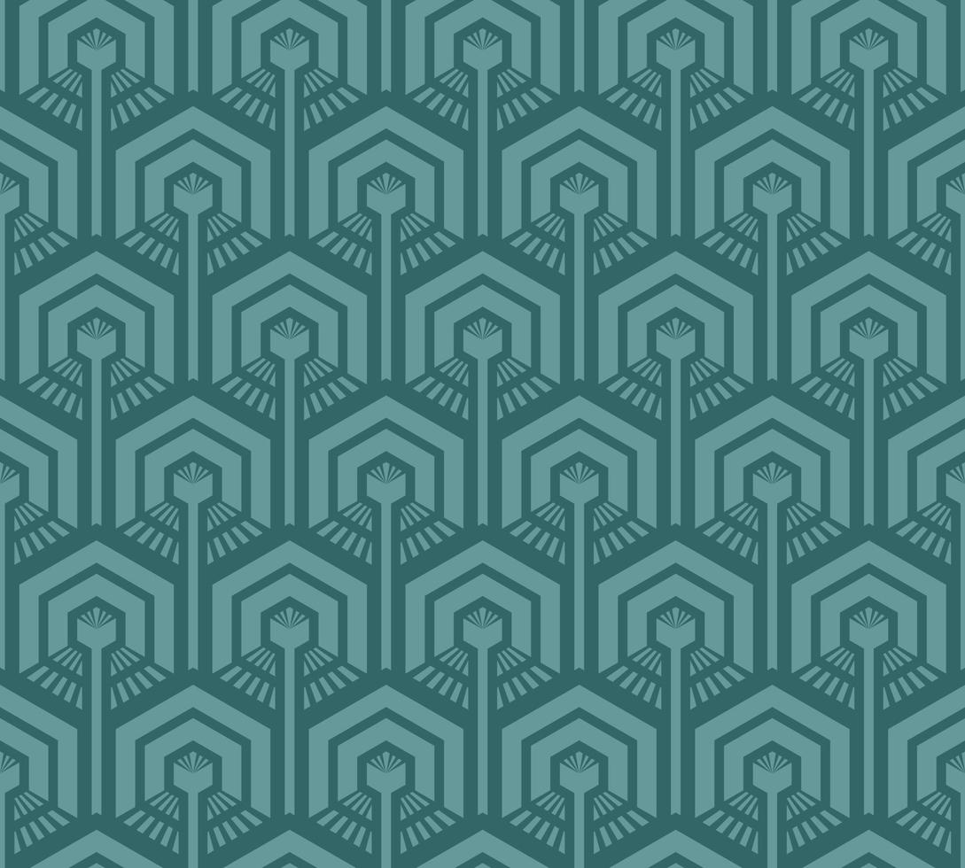 fondo de vector transparente esmeralda menta con hexágonos