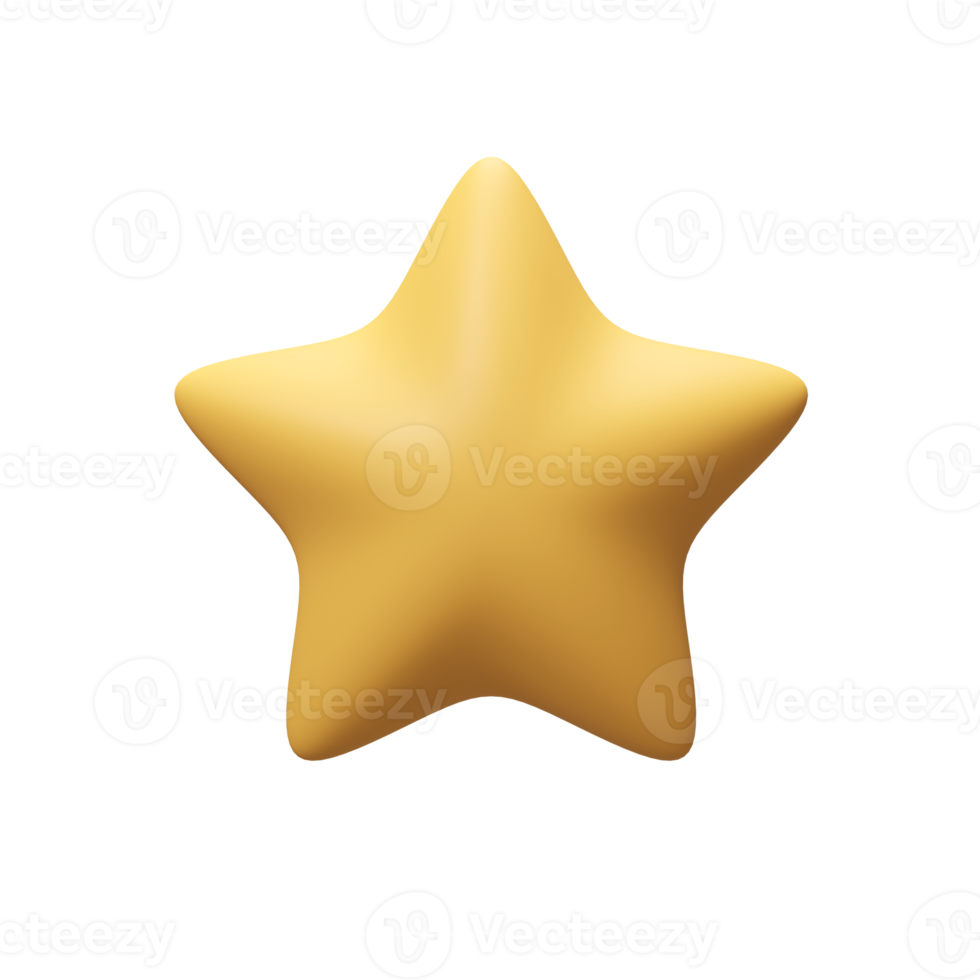 Yellow stars for decorating the Christmas tree during the festive season. png