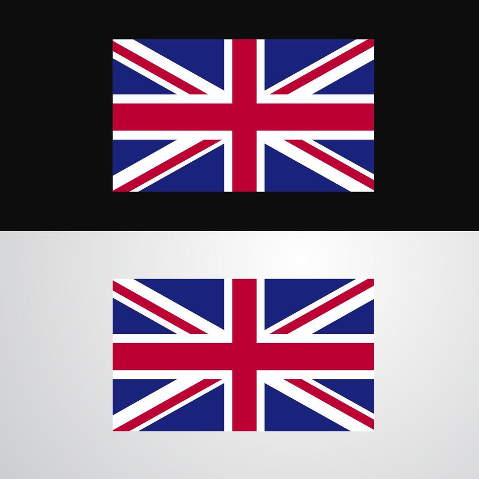 United Kingdom Flag banner design vector