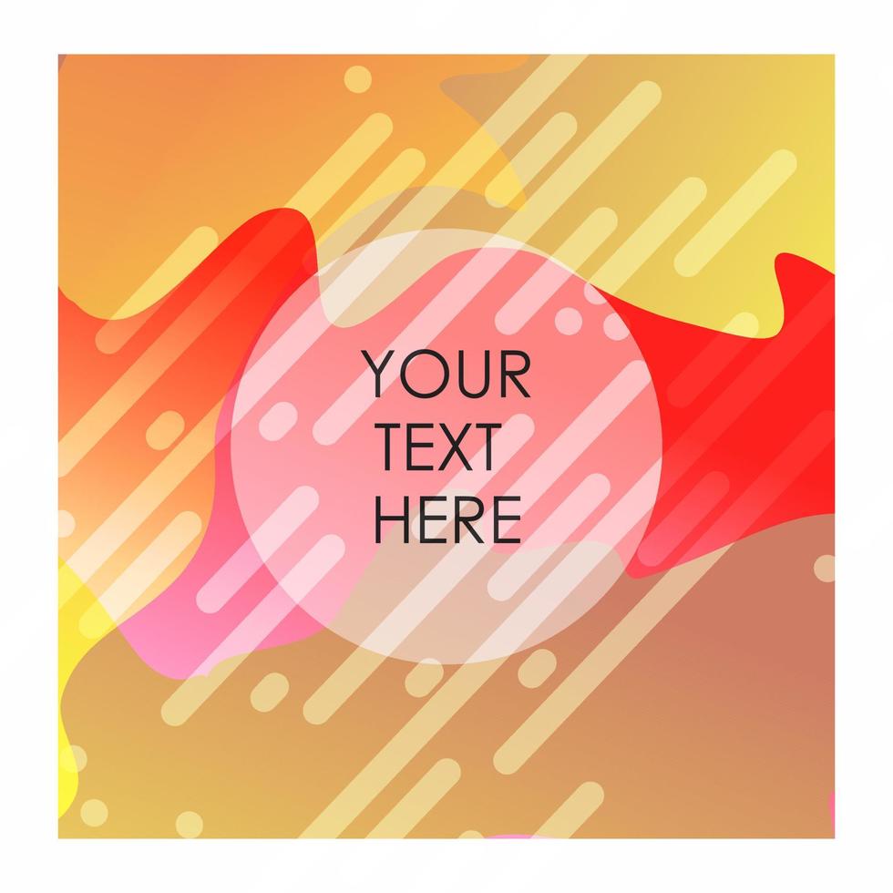 Colorful background with typography design vector