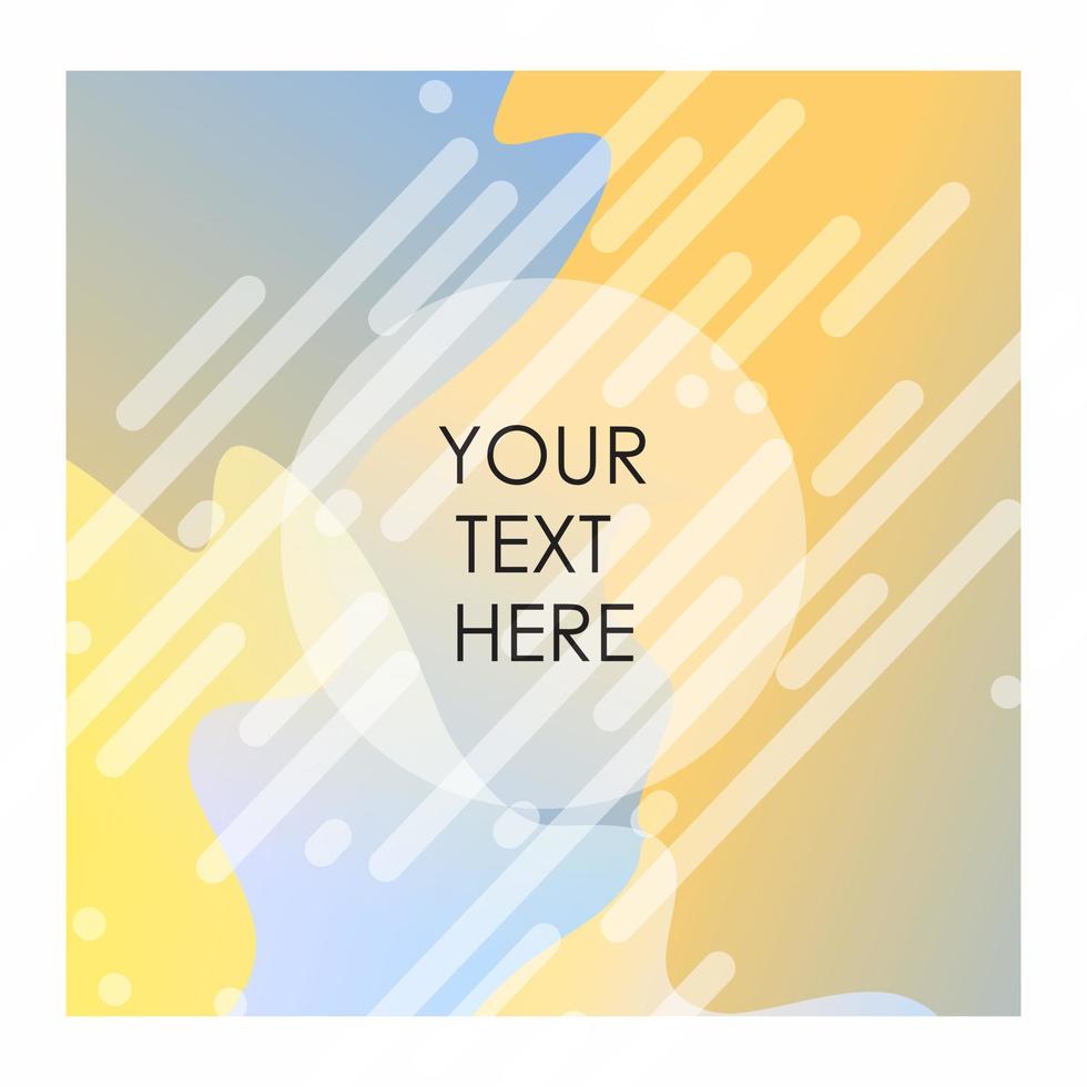 Colorful background with typography design vector