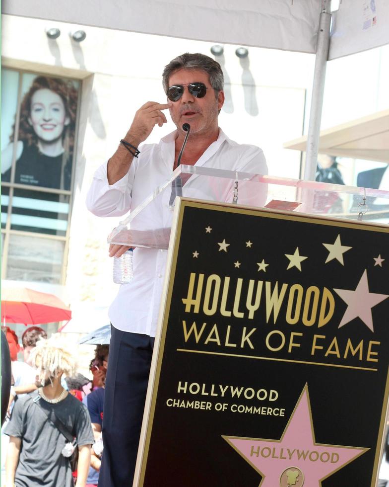 LOS ANGELES - AUG 22 - Simon Cowell at the Simon Cowell Star Ceremony on the Hollywood Walk of Fame on August 22, 2018 in Los Angeles, CA photo