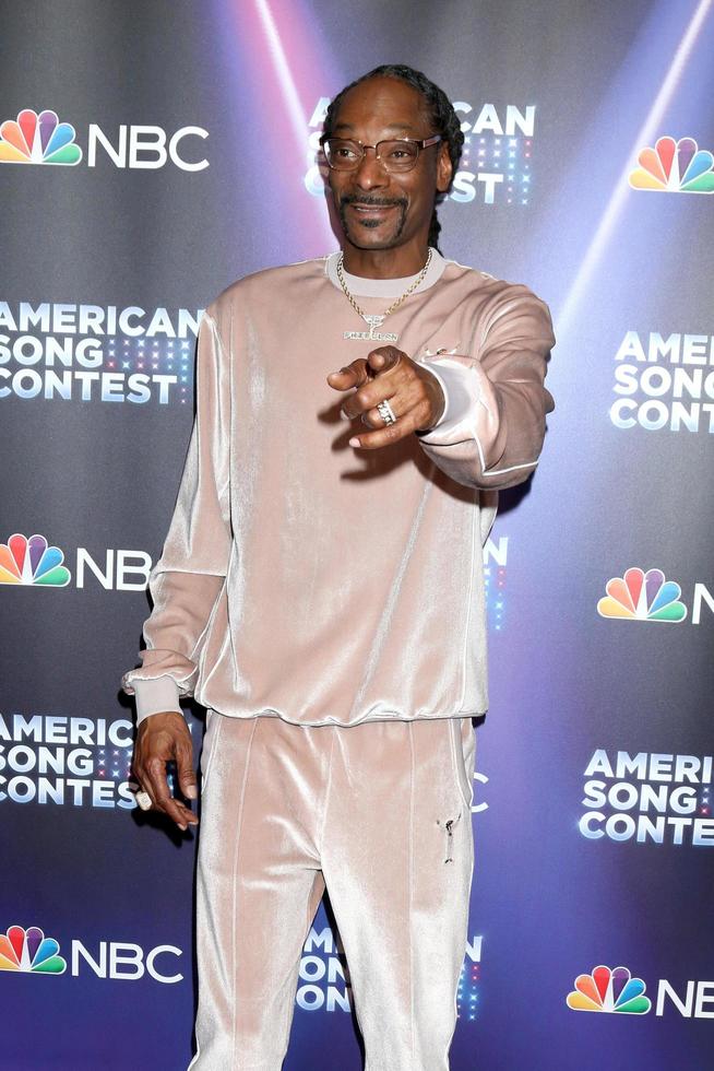 LOS ANGELES - APR 25 - Snoop Dogg at the America Song Contest Semi-finals Red Carpet at Universal Studios on April 25, 2022 in Universal City, CA photo