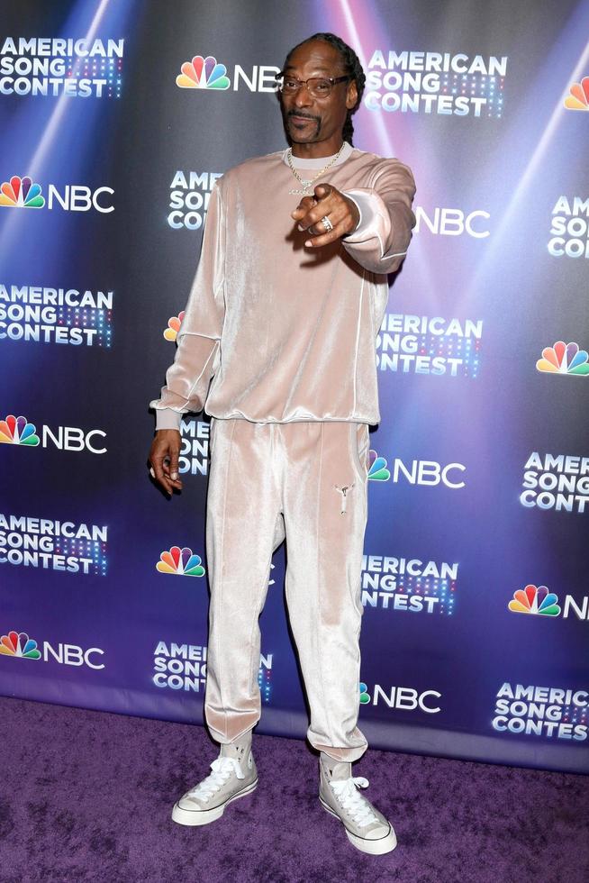 LOS ANGELES - APR 25 - Snoop Dogg at the America Song Contest Semi-finals Red Carpet at Universal Studios on April 25, 2022 in Universal City, CA photo