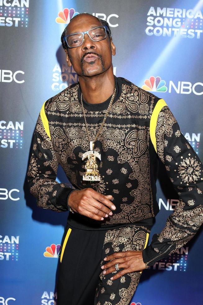 LOS ANGELES - MAR 21 - Snoop Dogg at the American Song Contest Live Show Red Carpet at Universal Back Lot on March 21, 2022 in Los Angeles, CA photo