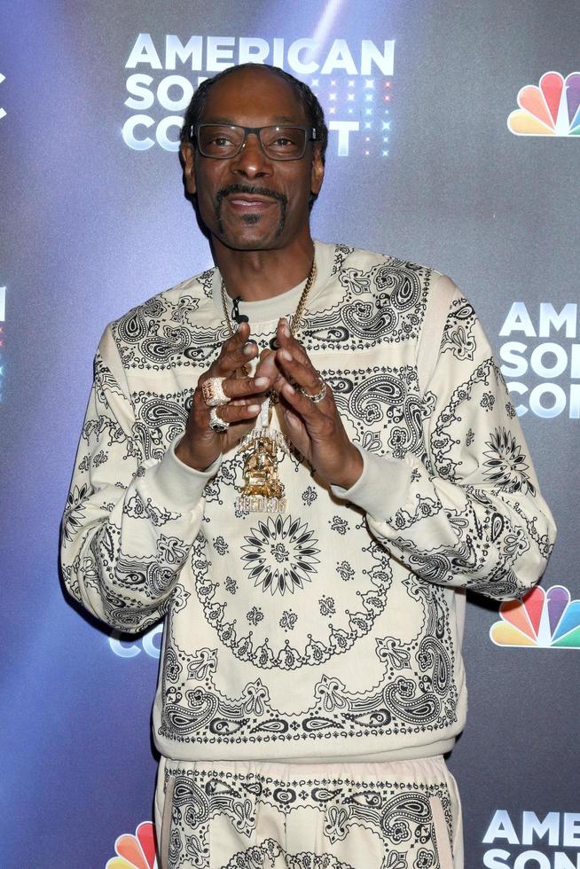 LOS ANGELES - APR 11 - Snoop Dogg at the American Song Contest Week 4 Red Carpet at Universal Studios on April 11, 2022 in Los Angeles, CA photo