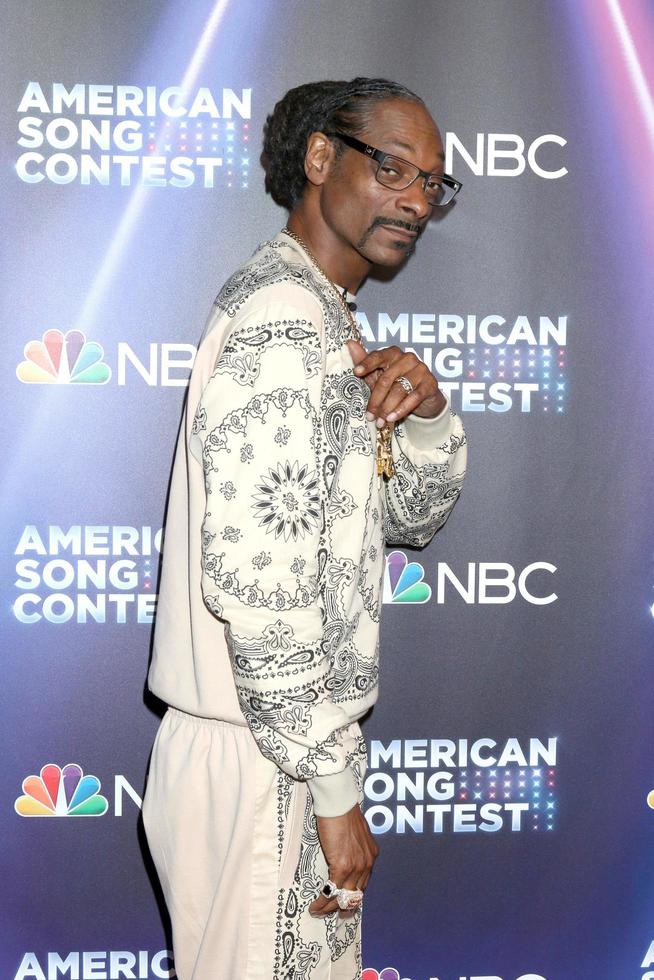 LOS ANGELES - APR 11 - Snoop Dogg at the American Song Contest Week 4 Red Carpet at Universal Studios on April 11, 2022 in Los Angeles, CA photo