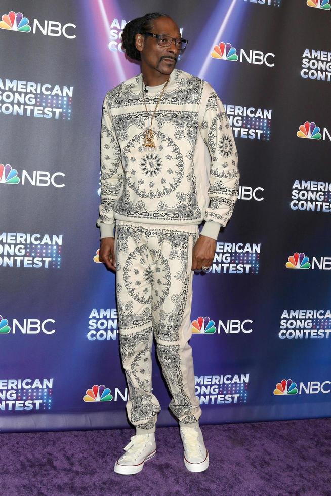 LOS ANGELES - APR 11 - Snoop Dogg at the American Song Contest Week 4 Red Carpet at Universal Studios on April 11, 2022 in Los Angeles, CA photo