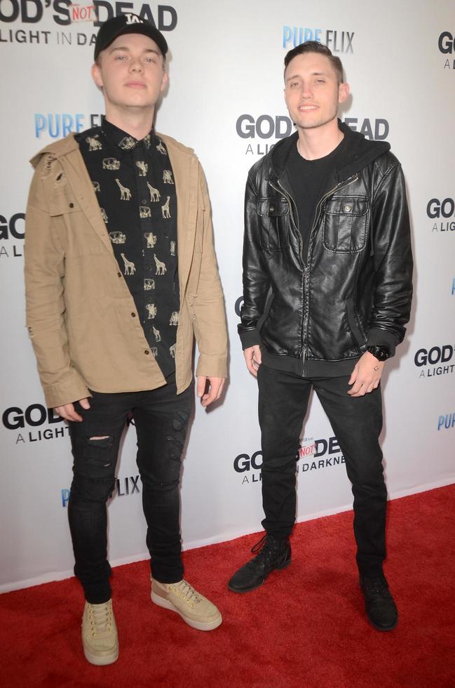 LOS ANGELES - FEB 20 - Spencer Hendricks, Tre Wright at the God s Not Dead - A Light in Darkness Premiere at the Egyptian Theater on February 20, 2018 in Los Angeles, CA photo