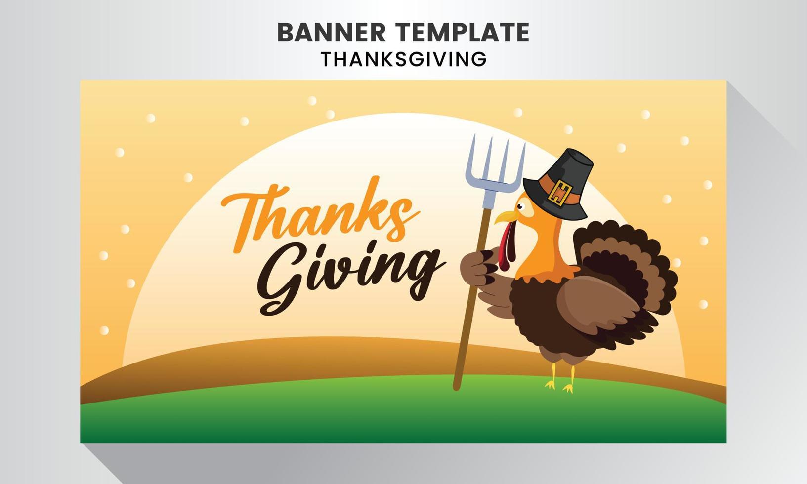 Thanksgiving celebration  background template vector