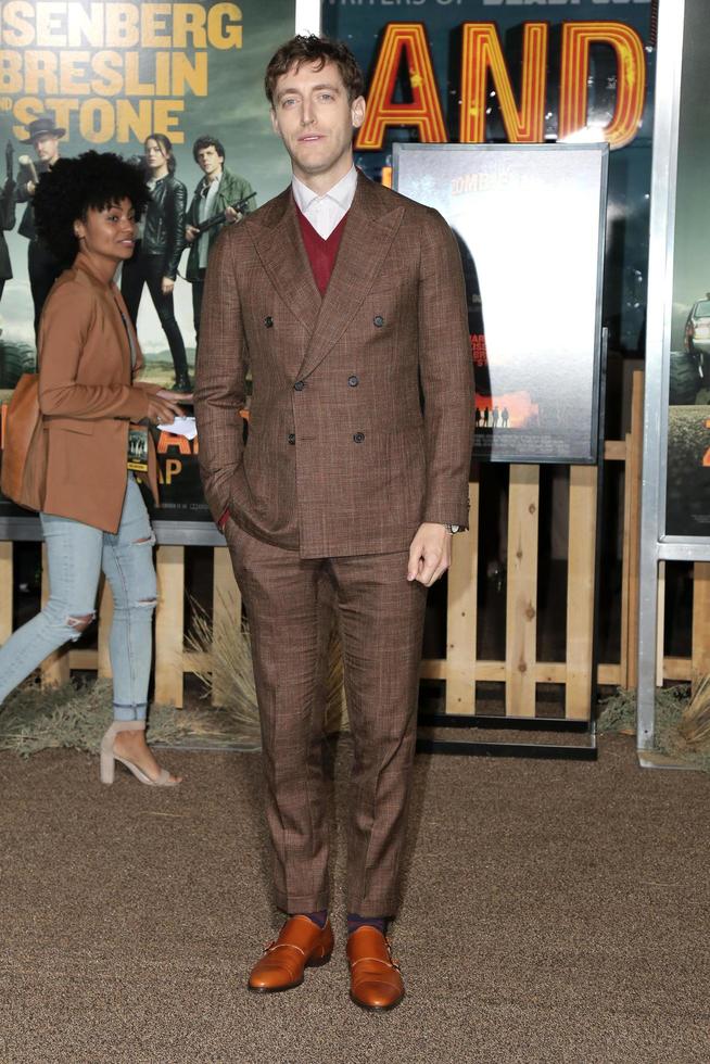 LOS ANGELES - OCT 11 - Thomas Middleditch at the Zombieland Double Tap Premiere at the TCL Chinese Theater on October 11, 2019 in Los Angeles, CA photo