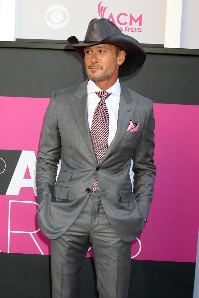 LAS VEGAS - APR 2 - Tim McGraw at the Academy of Country Music Awards 2017 at T-Mobile Arena on April 2, 2017 in Las Vegas, NV photo