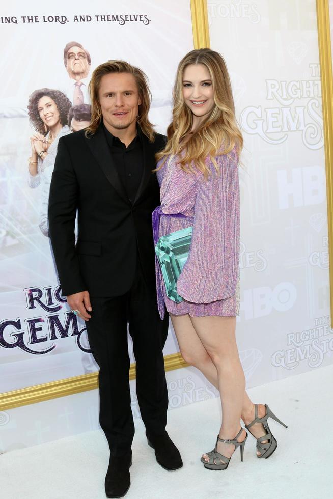 LOS ANGELES - JUL 25 - Tony Cavalero, Annie Cavalero at the The Righteous Gemstones Premiere Screening at the Paramount Theater on July 25, 2019 in Los Angeles, CA photo
